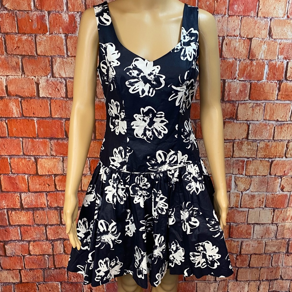 Vintage 80’s Laura Ashley Drop Waist Dress - Picture 1 of 11